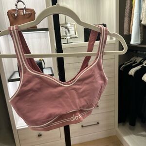 ALO Yoga Pink Heartthrob Collection Bra